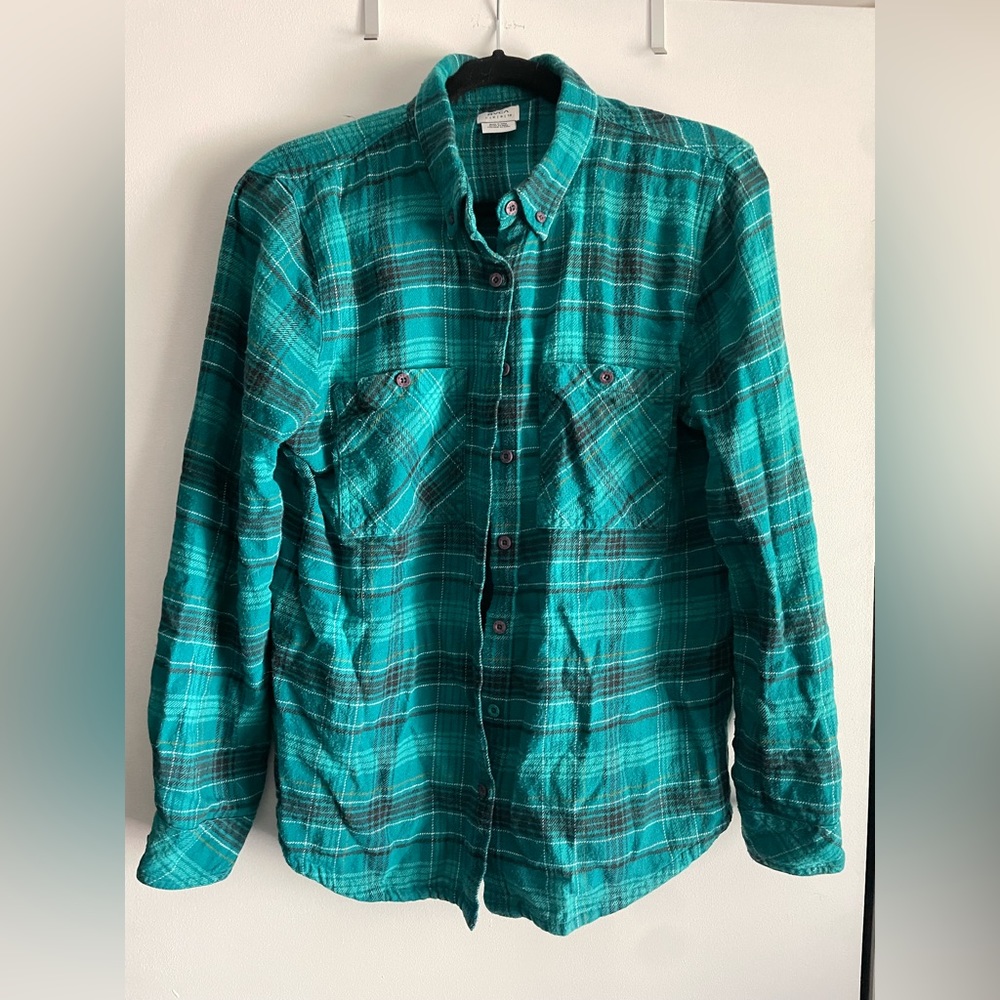 RVCA Women’s turquoise flann